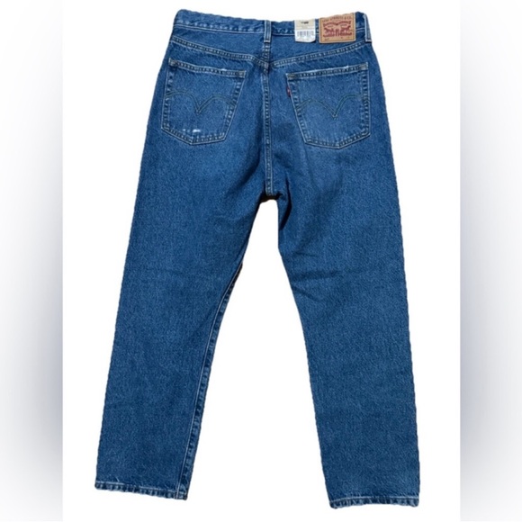 Levi's® 501 High Rise Distressed Cropped Straight Skinny Jeans - Picture 5 of 11